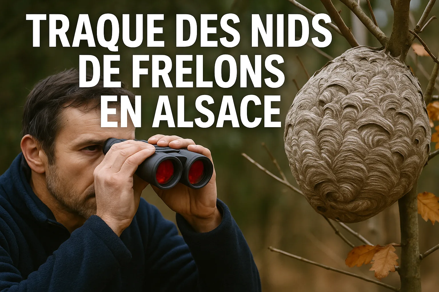 Frelon asiatique en Alsace : comment localiser les nids