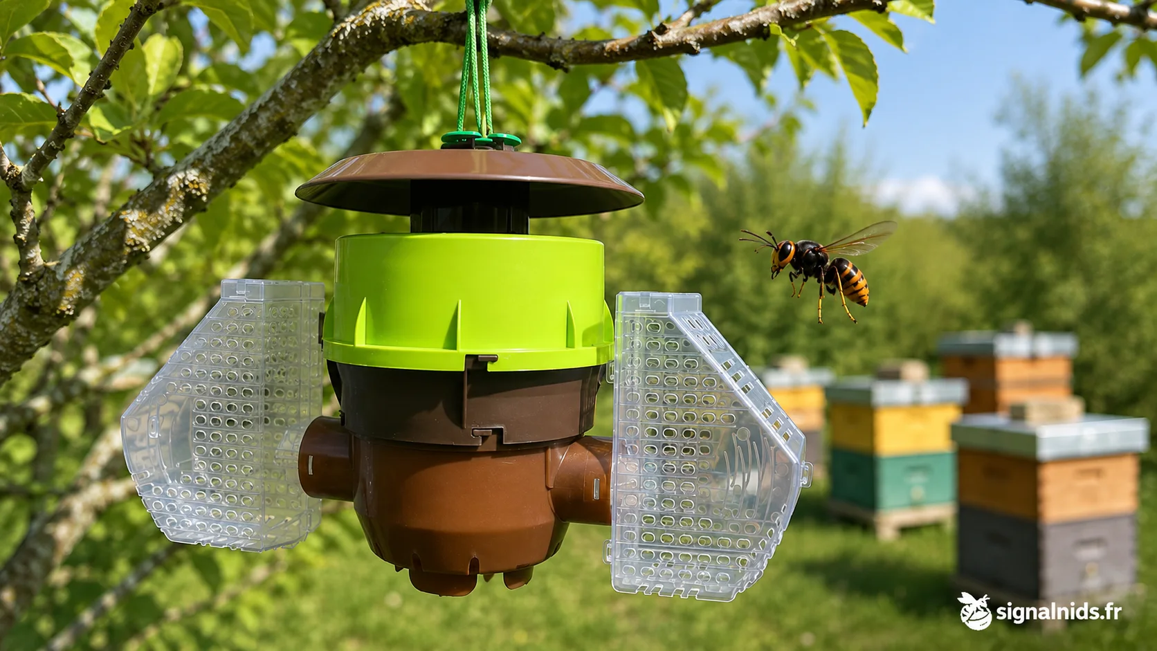 Piégeage sélectif du frelon à pattes jaunes : faut-il encore piéger ou apprendre à vivre avec ?